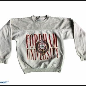 ✶ ✶ VINTAGE FORDHAM UNIVERSITY CREWNECK ✶ ✶